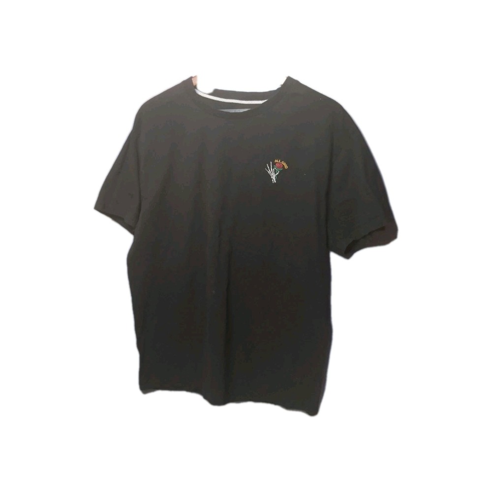 Pre-owned‎ Men Public Record Size 2 XL.   T-Shirt Black All Good Knitwear